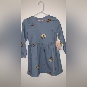 Kiwi Print Kids Dress